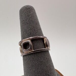 Mark Wasserman Samara Sterling Silver 925 Ring Size 6.5 Thailand Vintage Modern